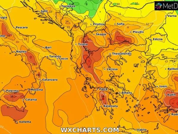 Κύμα ζέστης στην Ελλάδα με 28άρια