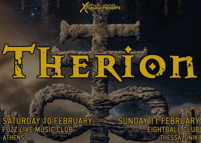 THERION – Leviathan Tour | Σάββατο 10 Φεβρουαρίου, Fuzz Club | Κυριακή 11 Φεβρουαρίου, Εightball Club