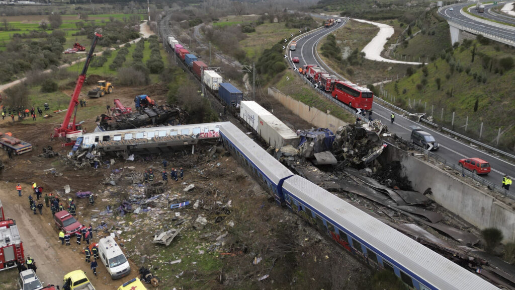 APTOPIX Greece Train Collision