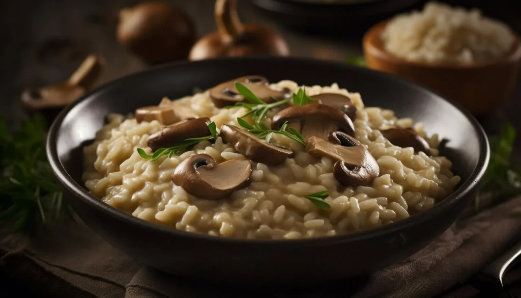 edible-mushroom-risotto-with-parsley-parmesan-cheese-generated