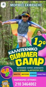 SUMMER CAMP 2025 Στον Βοτανικό Κήπο Διομήδους «Η Μαγική ιστορία του κόσμου”