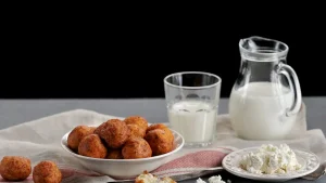 Συνταγή για αλμυρούς λουκουμάδες με φέτα και μυρωδικά