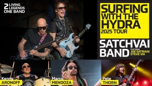 SATCHVAI Band feat. Joe Satriani and Steve Vai | Surfing with the Hydra Tour | Δευτέρα 28 Ιουλίου, Δημοτικό Θέατρο Λυκαβηττού