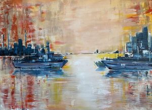 Ατομική Έκθεση Ζωγραφικής της ΕΛΕΝΗΣ ΚΑΡΝΕΖΗ “ΕΞΑΝΤΑΣ” στην Ολυμπιακή Δημοτική Πινακοθήκη «ΣΠΥΡΟΣ ΛΟΥΗΣ»