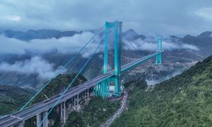 Κίνα: Κόβει την ανάσα η υψηλότερη γέφυρα του κόσμου – Εγκαίνια σε ύψος 625 μέτρων