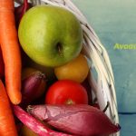 23449809 - photo of white basket with vegetables