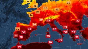 «Καίγεται» η Ευρώπη από τον αφρικανικό αντικυκλώνα: Κλειστά σχολεία και ακυρώσεις δρομολογίων