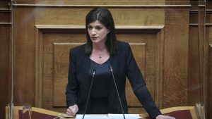 Την παραίτησή της από το βουλευτικό αξίωμα υπέβαλε η Κατερίνα Νοτοπούλου
