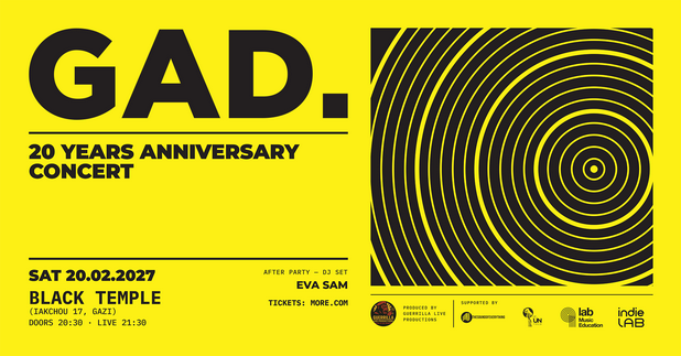 GAD. | 20 Years Anniversary Concert | 20.02.27, Black Temple
